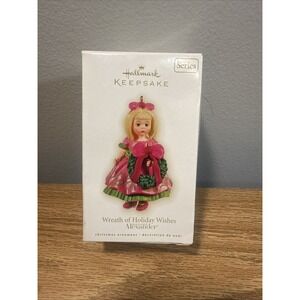 Hallmark‎ Keepsake Ornament Madame Alexander 2009 wreath of holiday wishes 14th